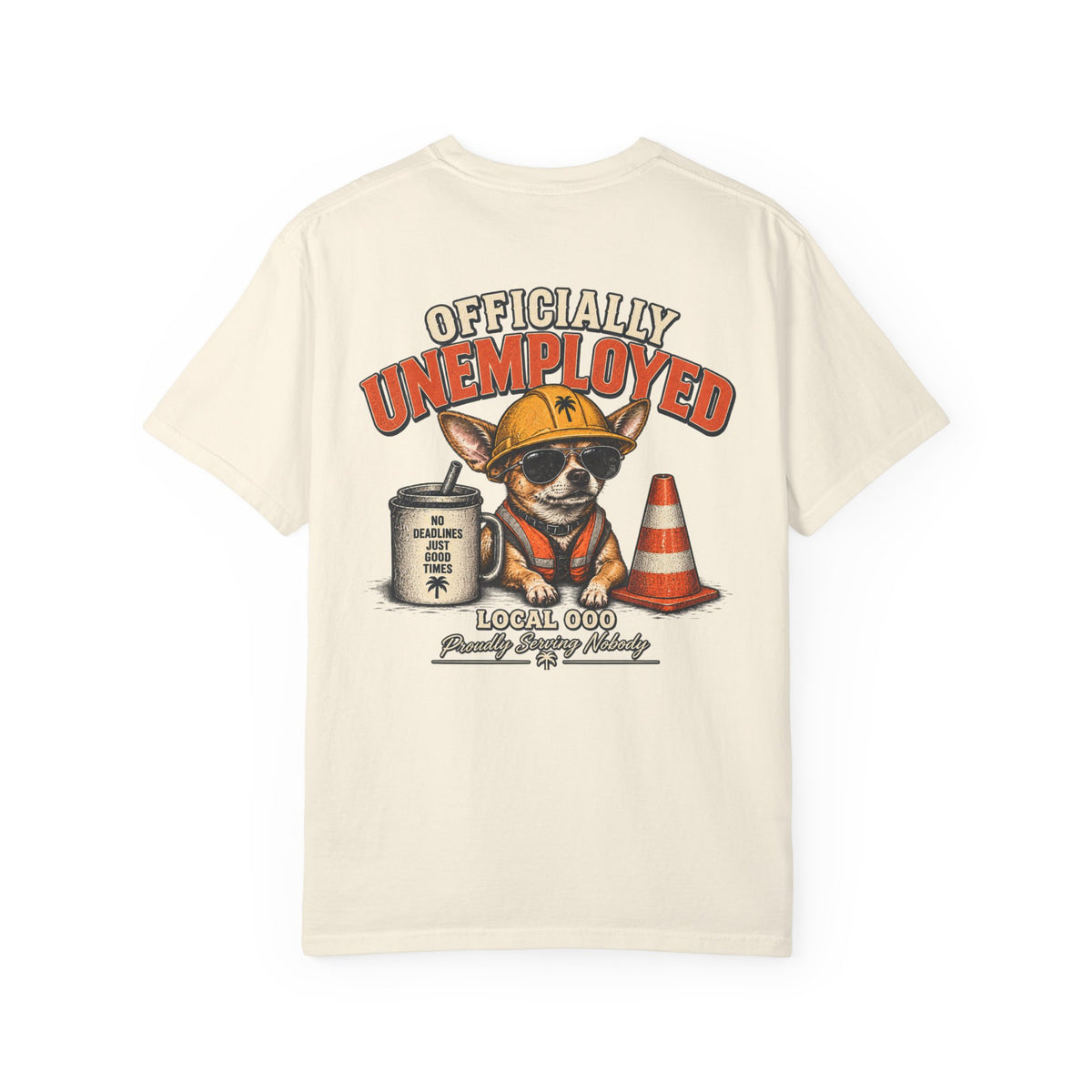 Officially Unemployed graphic tee