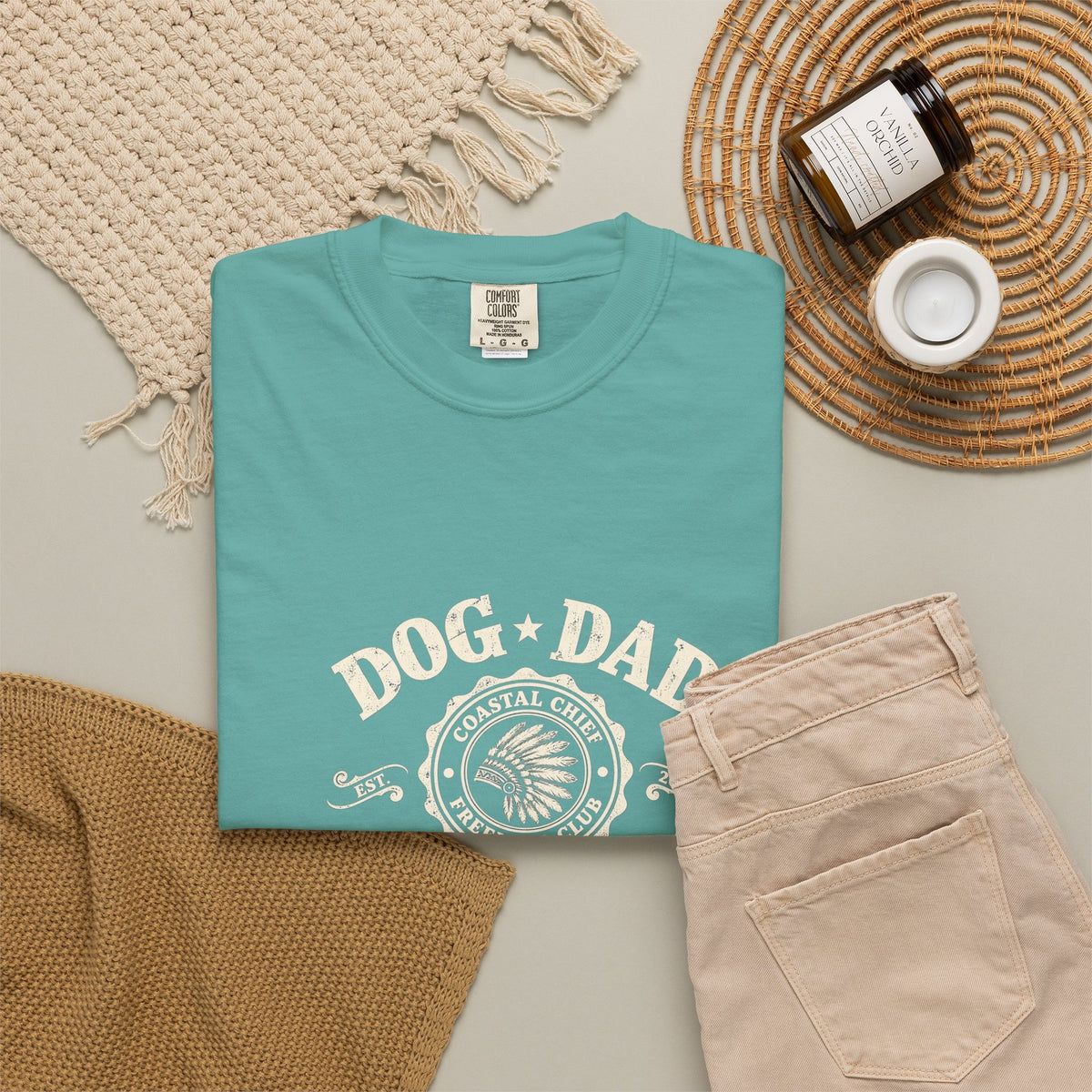 Coastal Dog Dad Tee