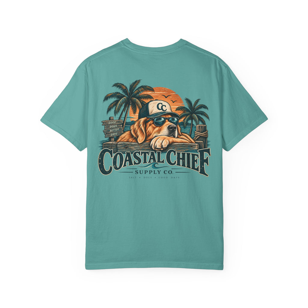 Coastal Chief Lazy Retriever Tee