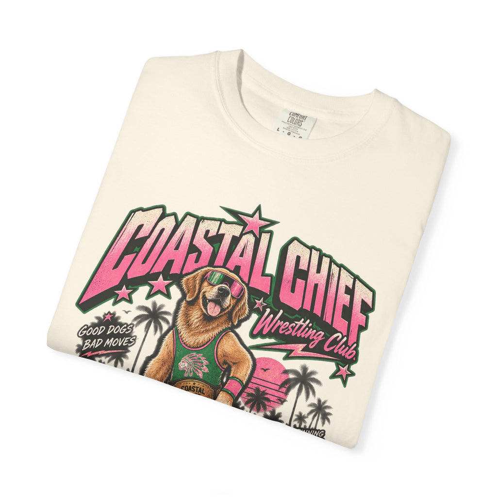 Coastal Retro Wrestling Tee