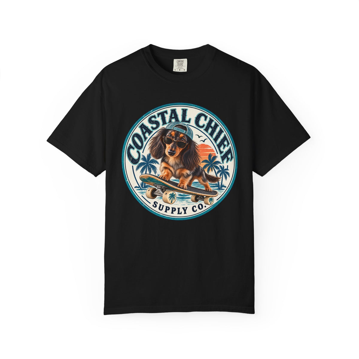 Dachshund Coastal Chief Tee