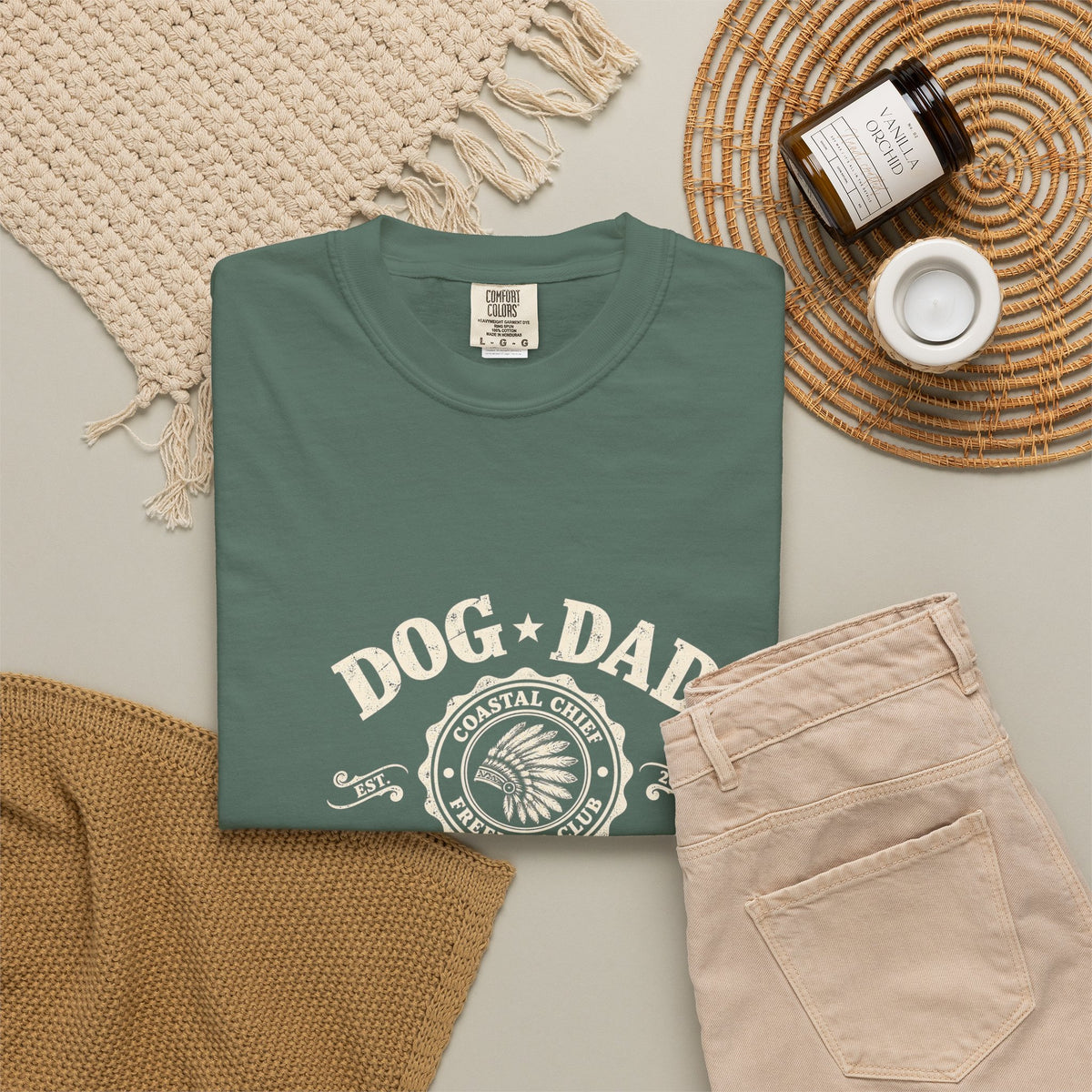 Coastal Dog Dad Tee