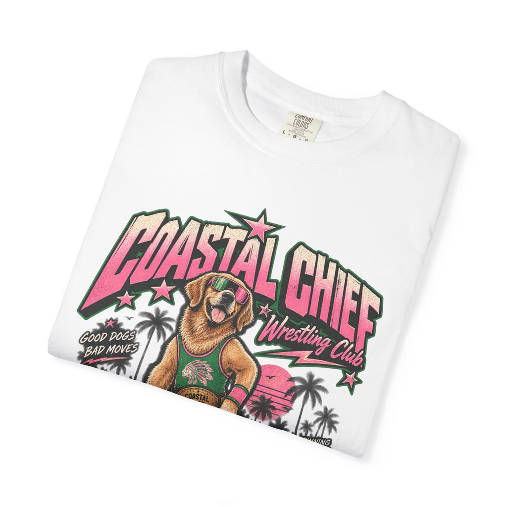Coastal Retro Wrestling Tee