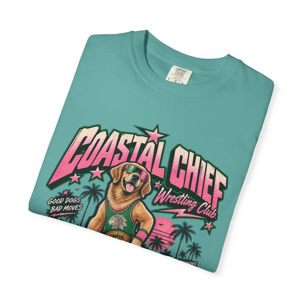 Coastal Retro Wrestling Tee