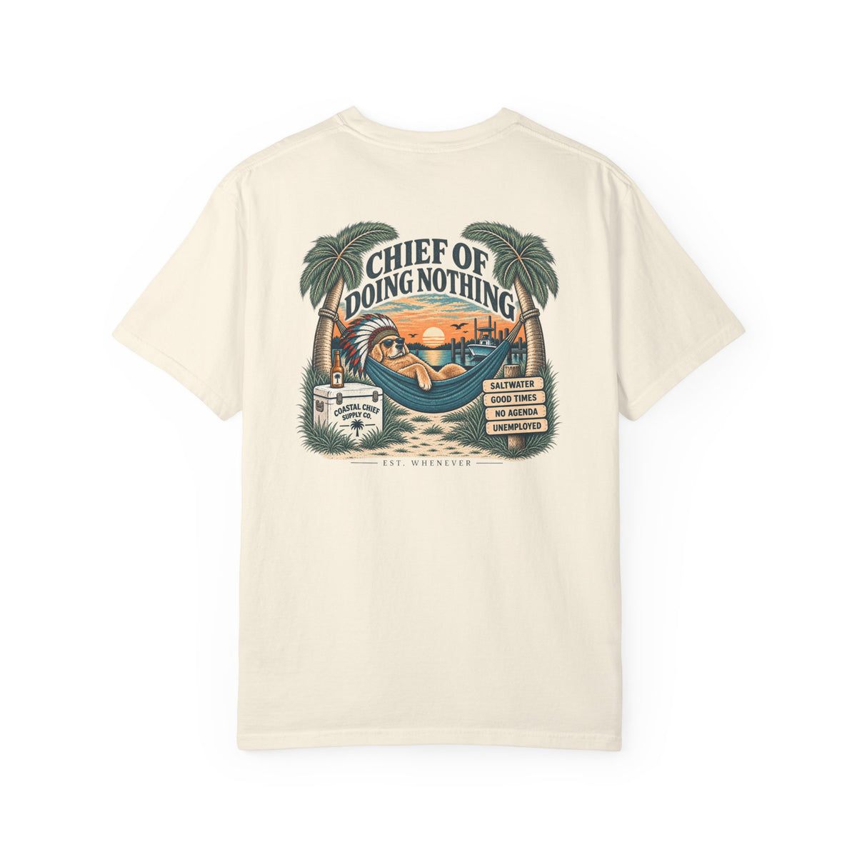 Chief of doing nothin' vintage tee