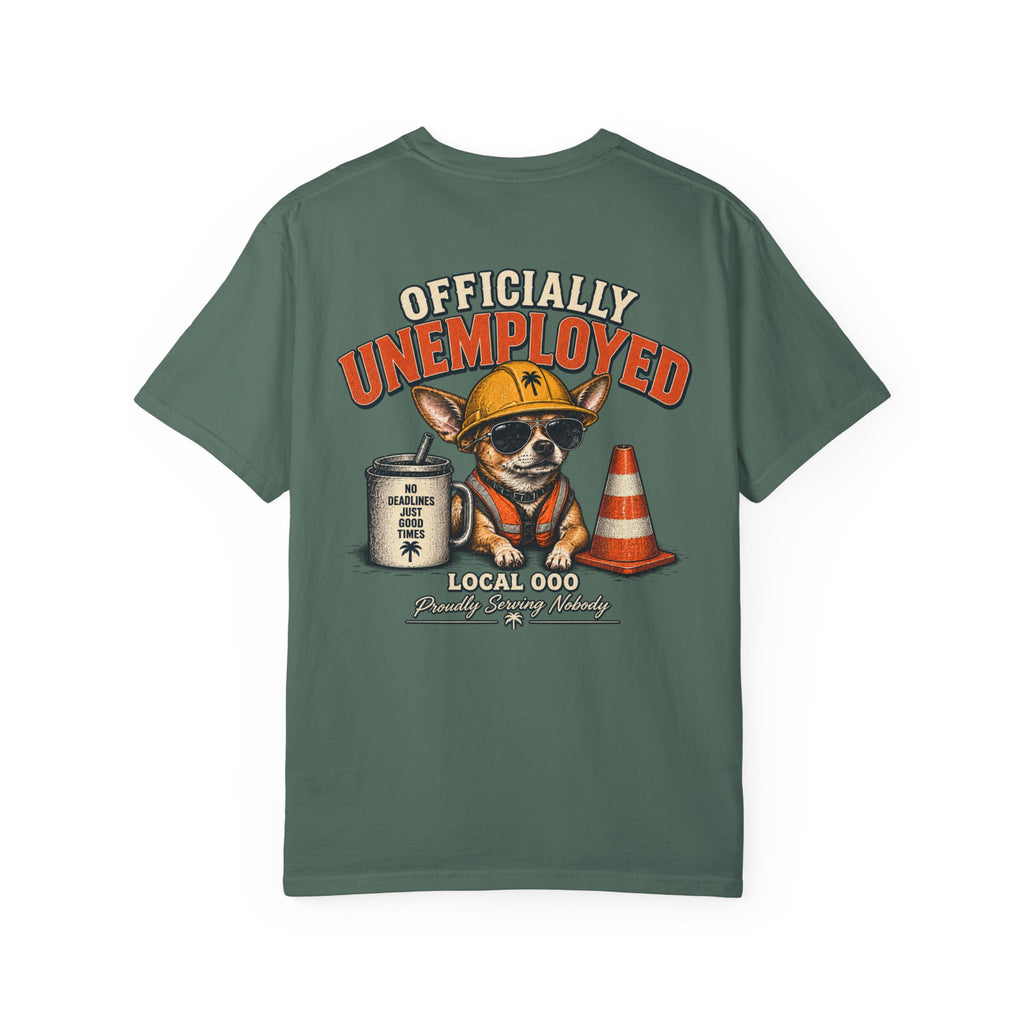 Officially Unemployed graphic tee