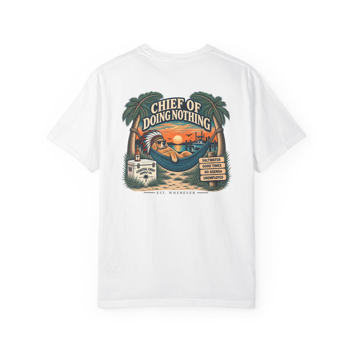Chief of doing nothin' vintage tee