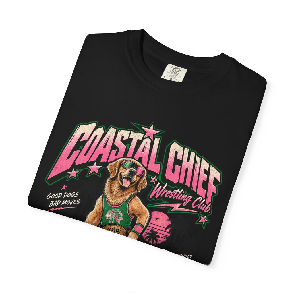 Coastal Retro Wrestling Tee