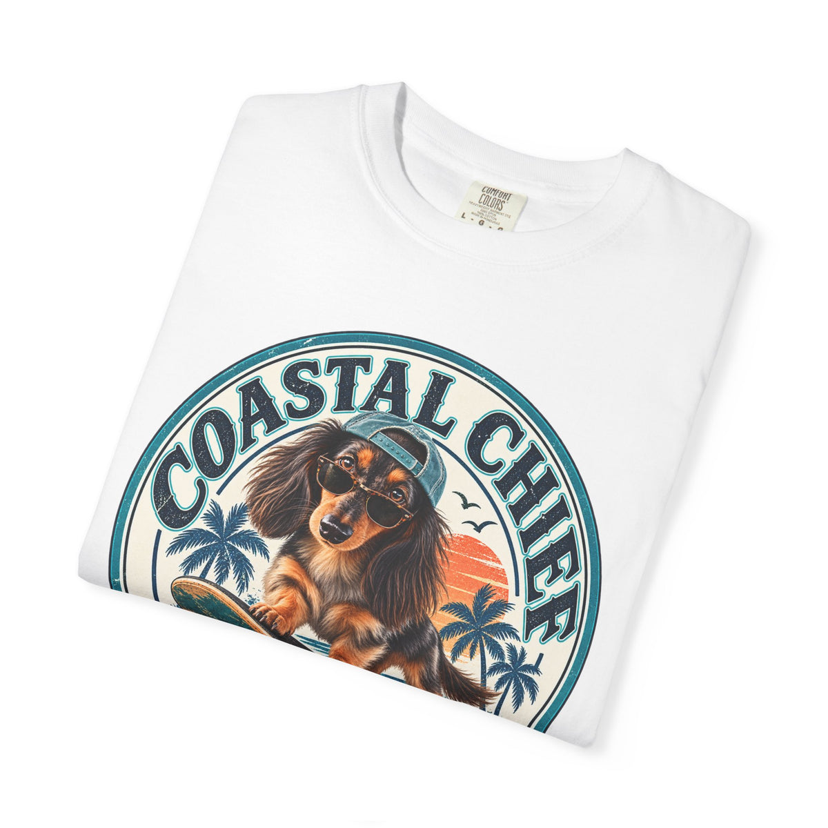 Dachshund Coastal Chief Tee