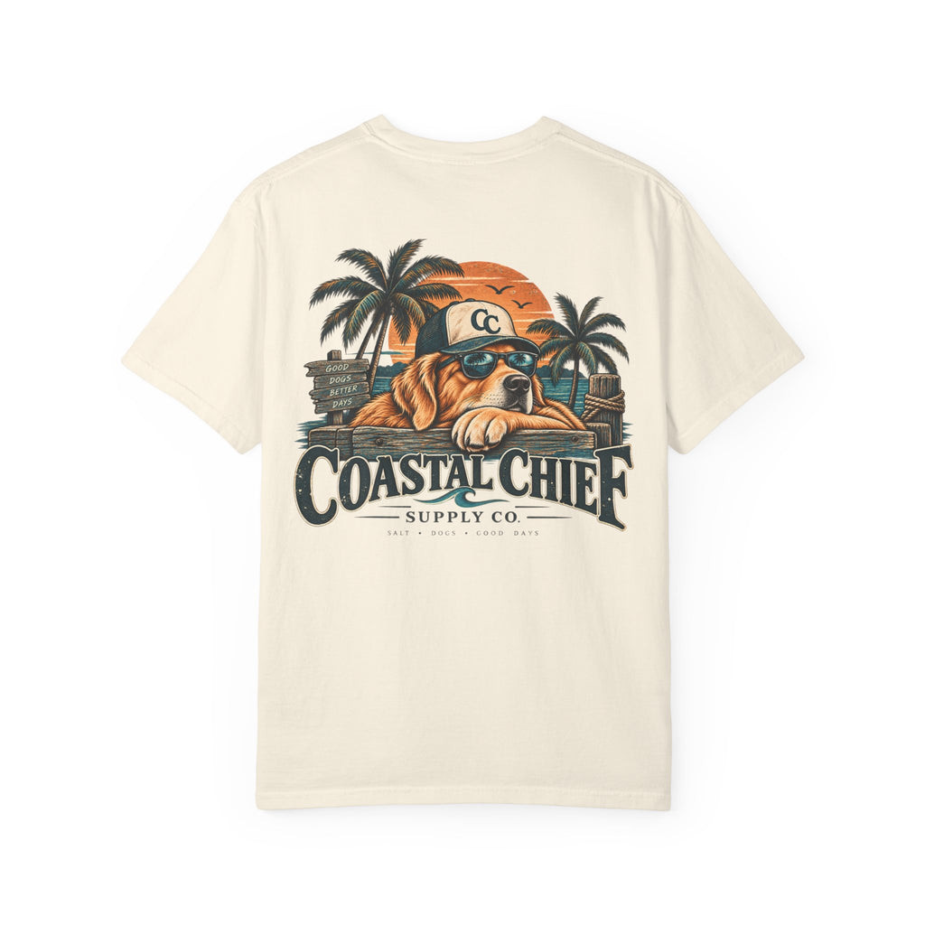 Coastal Chief Lazy Retriever Tee