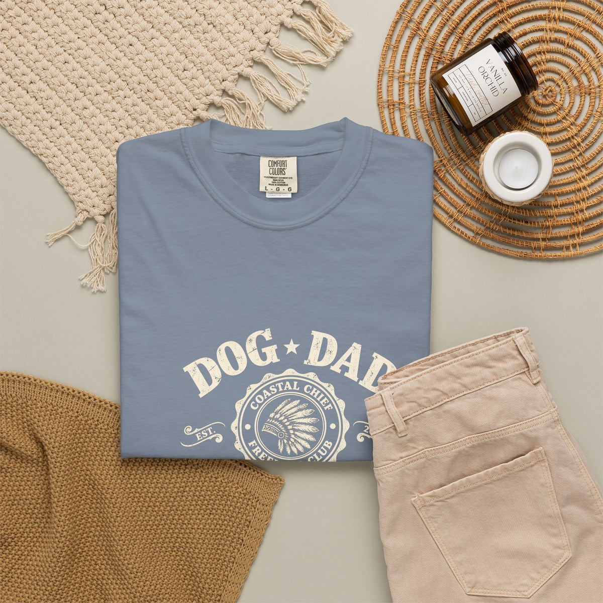 Coastal Dog Dad Tee