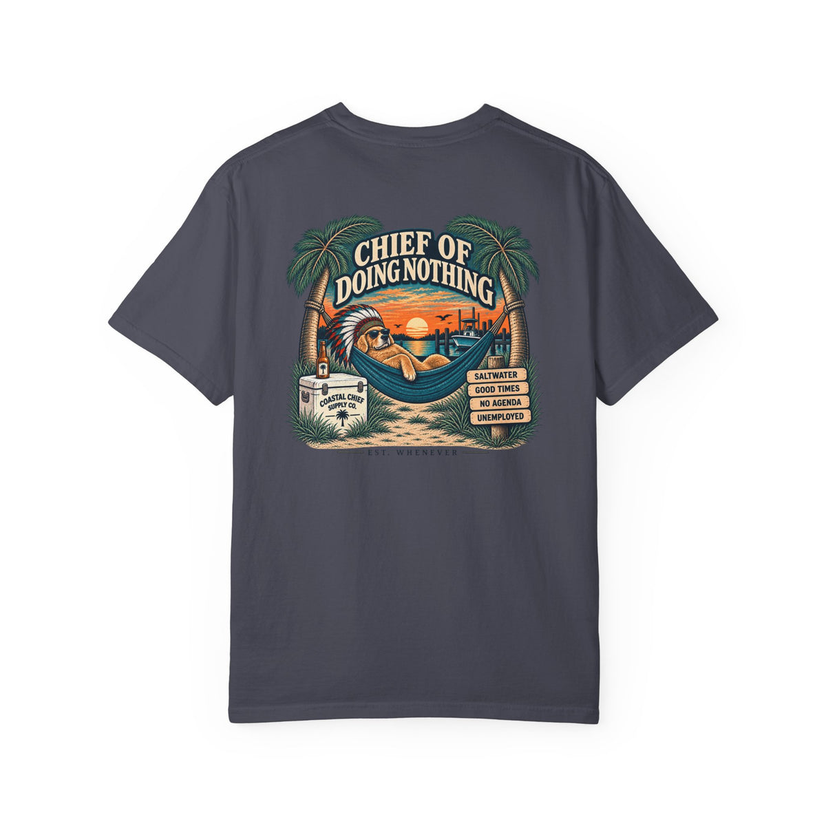 Chief of doing nothin' vintage tee
