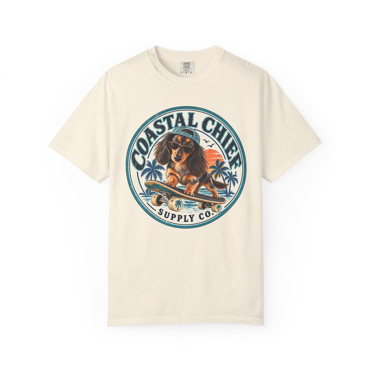 Dachshund Coastal Chief Tee