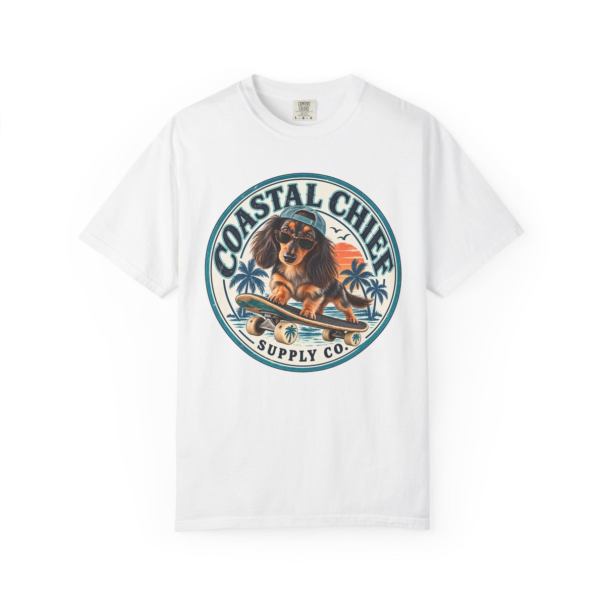 Dachshund Coastal Chief Tee